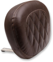 Mustang Sissy Bar Pad Brown Small Vinyl