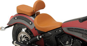 Drag Specialties Brown Smooth Sissy Bar Pad for 2015-2022 Indian Scout Motorcycles
