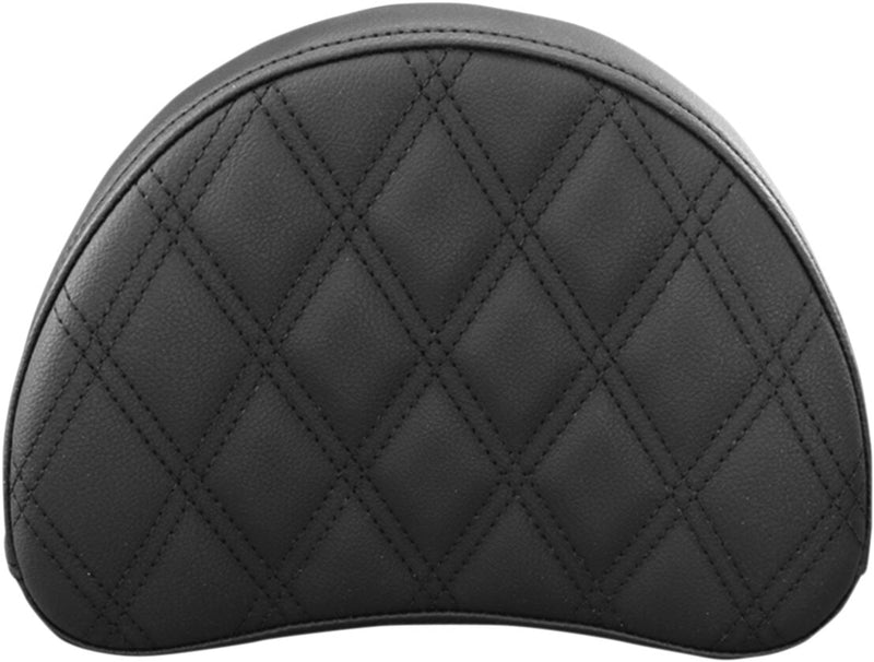 Saddlemen Black Half-Moon Sissy Bar Pad for Road Sofa-LS Seats #051343