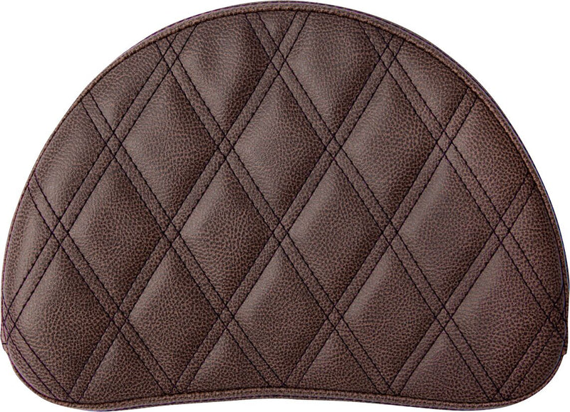 Saddlemen Brown Half-Moon Sissy Bar Pad for Road Sofa-LS Seats #051345