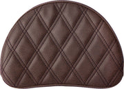 Saddlemen Brown Half-Moon Sissy Bar Pad for Road Sofa-LS Seats