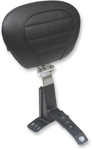 Mustang Deluxe Super Touring Backrest Black Driver Vinyl #79659