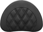 Saddlemen Black Roadsofa Lattice Stitch Half-Moon Sissy Bar Pad #051318400