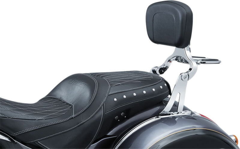 Kuryakyn Multi-Purpose Backrest Mount Chrome Silver Pair #KUR7094