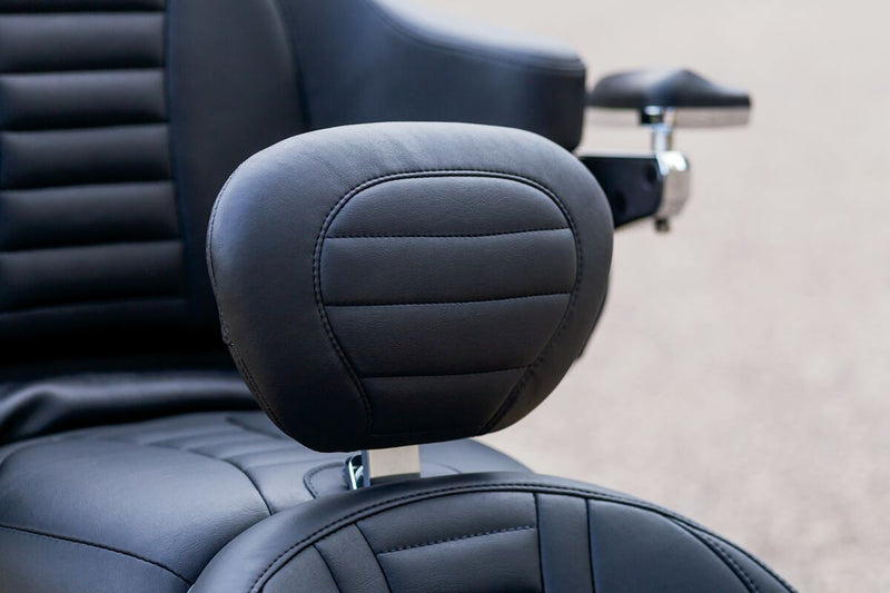 Mustang Removable Driver Backrest Black Vinyl #79012