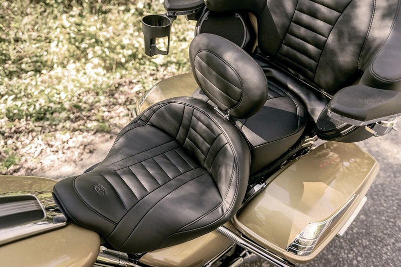 Mustang Removable Driver Backrest Black Vinyl #79012