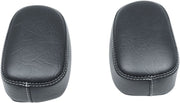 Mustang Seats Black Passenger Armrest Pad w/White Thread for 2016-2019 Indian Roadmaster Motorcycles #76024WT