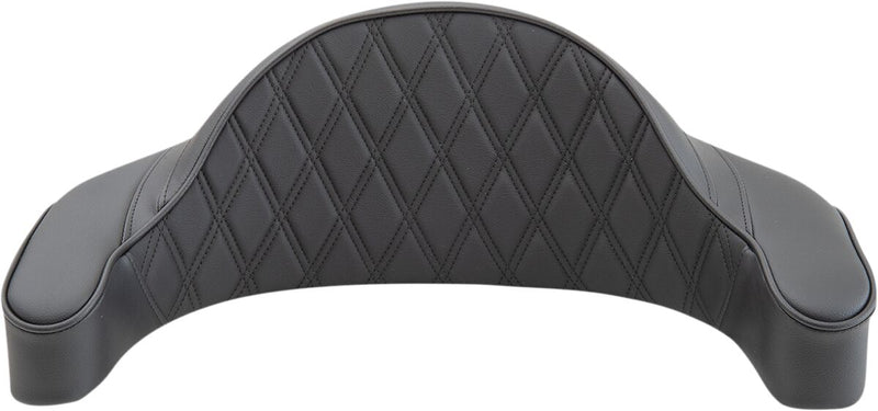 Drag Specialties Black Double Diamond Tour Box Pad