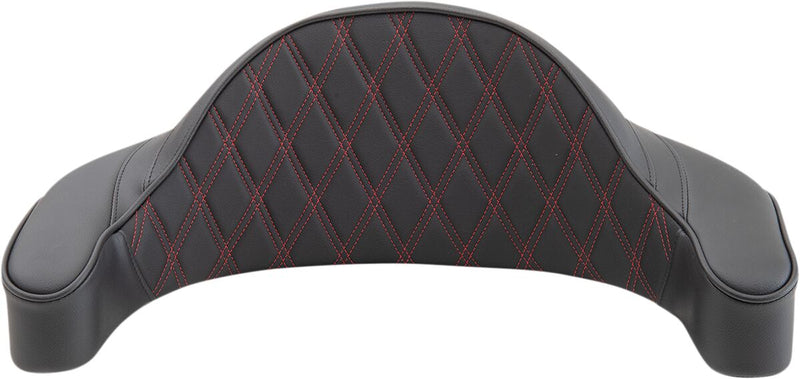 Drag Specialties Red Double Diamond Tour Box Pad