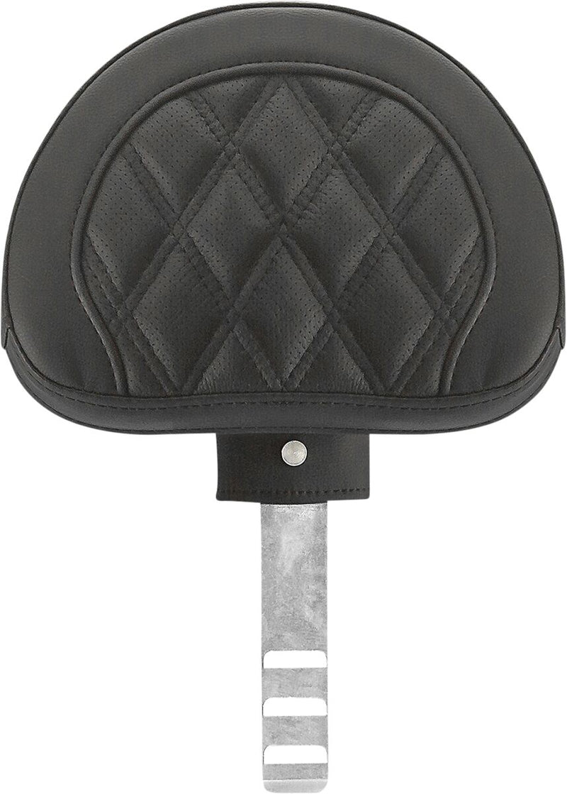 Saddlemen Black Roadsofa Lattice Stitch RiderBackrest for 1997-2025 Harley-Davidson Touring Models #11567RLS