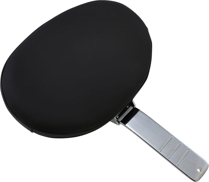 Drag Specialties Large Solar Reflective Leather Backrest Pad Assemblies w/Pivoting Pad