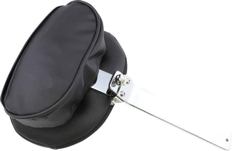 Drag Specialties Tall Solar Reflective Leather Backrest Pad Assemblies w/Pivoting Pad