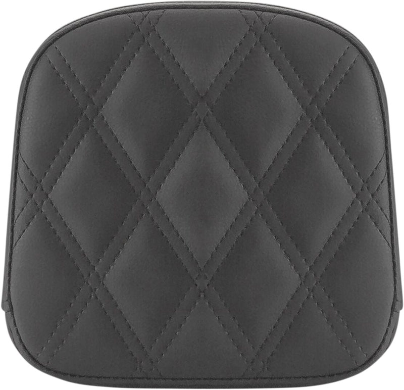 Saddlemen Black Lattice Stitched Sissy Bar Pad for 2018-2026 Harley-Davidson Softail and 1995-2006,2009-2025 Harley-Davidson Touring Models #040743