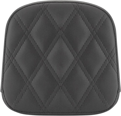Saddlemen Black Lattice Stitched Sissy Bar Pad for 2018-2026 Harley-Davidson Softail and 1995-2006,2009-2025 Harley-Davidson Touring Models