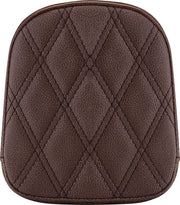 Saddlemen Brown Lattice Stitched Sissy Bar Pad for 2018-2026 Harley-Davidson Softail and 1995-2006,2009-2025 Harley-Davidson Touring Models #040745