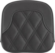 Saddlemen Black Lattice Stitched Sissy Bar Pad for 2018-2026 Harley-Davidson Softail and 1997-2025 Harley-Davidson Touring Models #040744