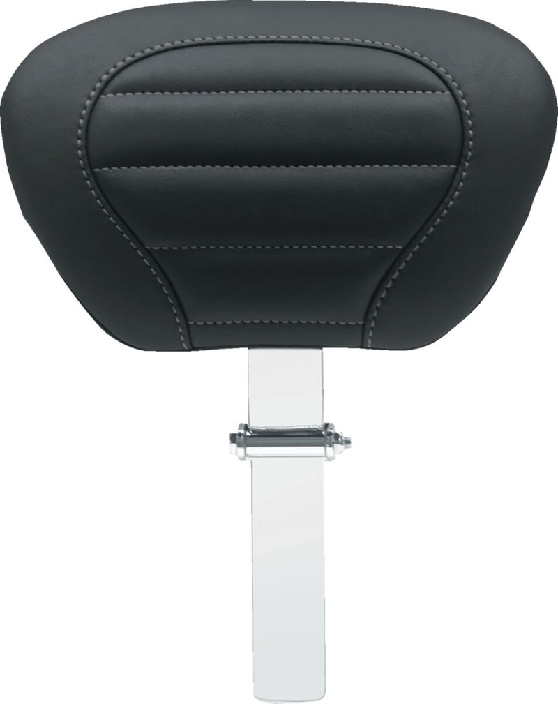 Mustang Deluxe Touring Driver Backrest Black Grey Removable #79012GM