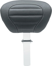 Mustang Deluxe Touring Driver Backrest Black Grey Removable Each
