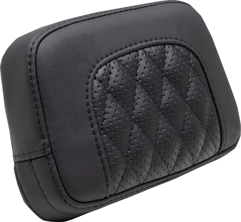 Mustang Squareback Sissy Bar Pad for 2022-2024 INDIAN Black Squared Foam Vinyl Each