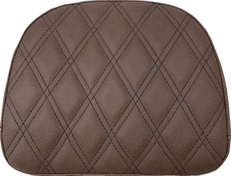 Saddlemen Brown Touring Lattice Stitch Sissy Bar Pad for Select Indian Motorcycles