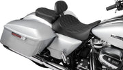 Drag Specialties Seats EZ Glide II™ Small Backrest Black Chrome Leather Vinyl Each
