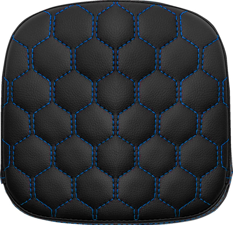 Saddlemen Honeycomb Sissy Bar Pad for 2024-2026 Harley-Davidson Black Blue Gravestone Saddlehyde™ #040749BLU