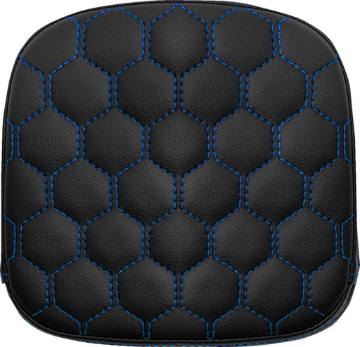 Saddlemen Honeycomb Sissy Bar Pad for 2024-2026 Harley-Davidson Black Blue Gravestone Saddlehyde™ #040749BLU