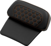 Saddlemen Honeycomb Chopped Tour Pak Pad for 2024-2025 Harley-Davidson Chopped Tour-Pak Black Orange Saddlehyde™
