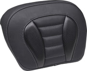 Mustang Deluxe Touring Chopped Tour-Pak® Sissy Bar Pad for 2023-2026 Harley-Davidson Black Grey