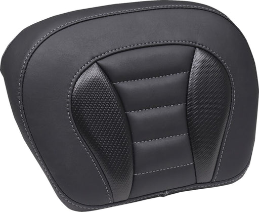 Mustang Deluxe Touring Chopped Tour-Pak® Sissy Bar Pad for 2023-2026 Harley-Davidson Black Grey