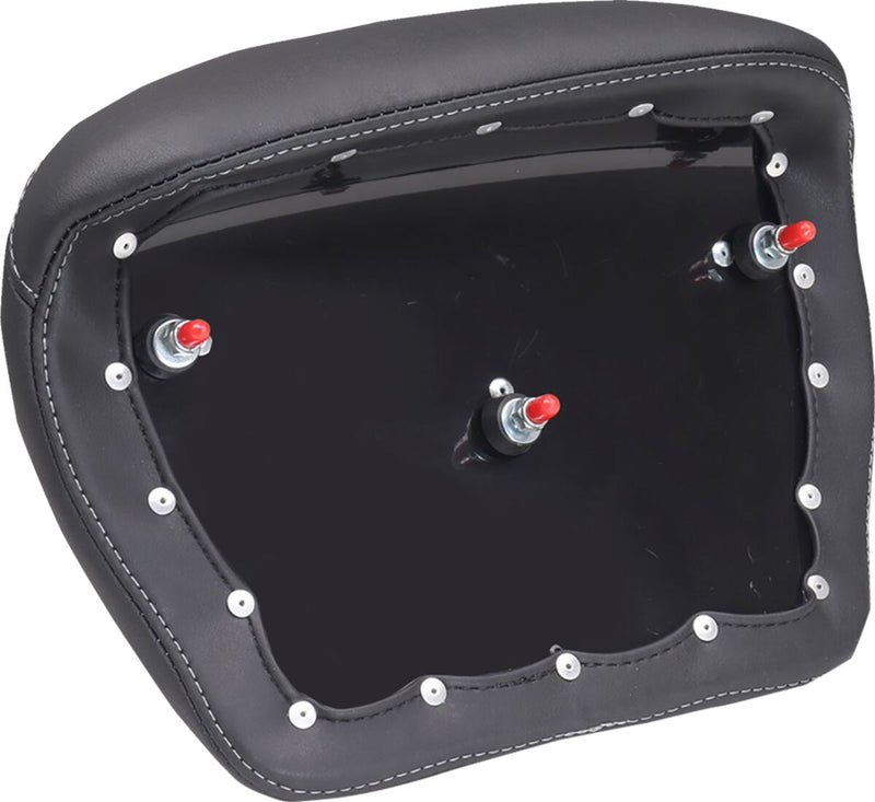 Mustang Deluxe Touring Chopped Tour-Pak® Sissy Bar Pad for 2023-2026 Harley-Davidson Black Grey Each