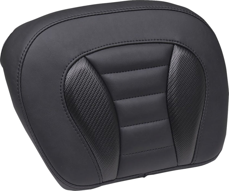 Mustang Deluxe Touring Chopped Tour-Pak® Sissy Bar Pad for 2023-2026 Harley-Davidson Black #88405