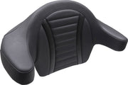 Mustang Deluxe Touring Extended Passenger Arm Backrest for 2023-2026 Harley-Davidson Black