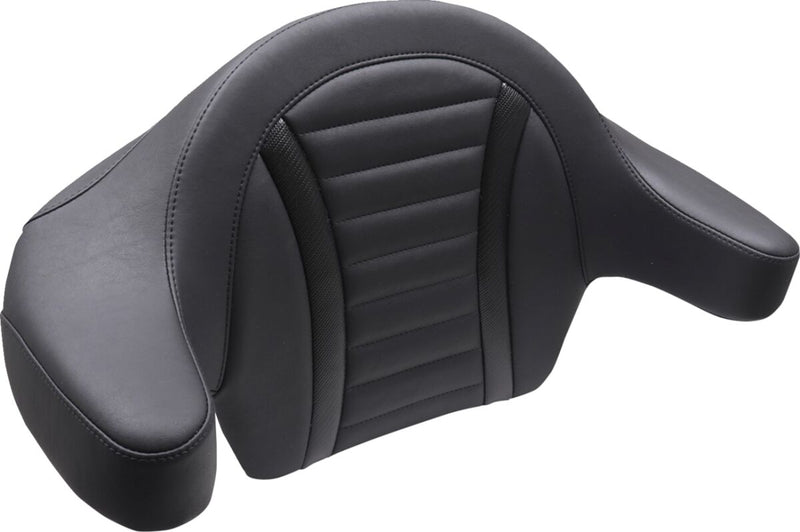 Mustang Deluxe Touring Extended Passenger Arm Backrest for 2023-2026 Harley-Davidson Black