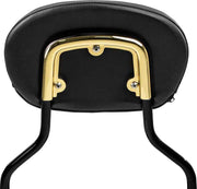 Saddlemen 3-Point Sissy Bar Pad Bracket for 2006-2026 Harley-Davidson Gold Steel #15725GO