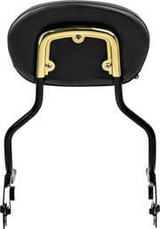 Saddlemen 3-Point Sissy Bar Pad Bracket for 2006-2026 Harley-Davidson Gold Steel #15725GO