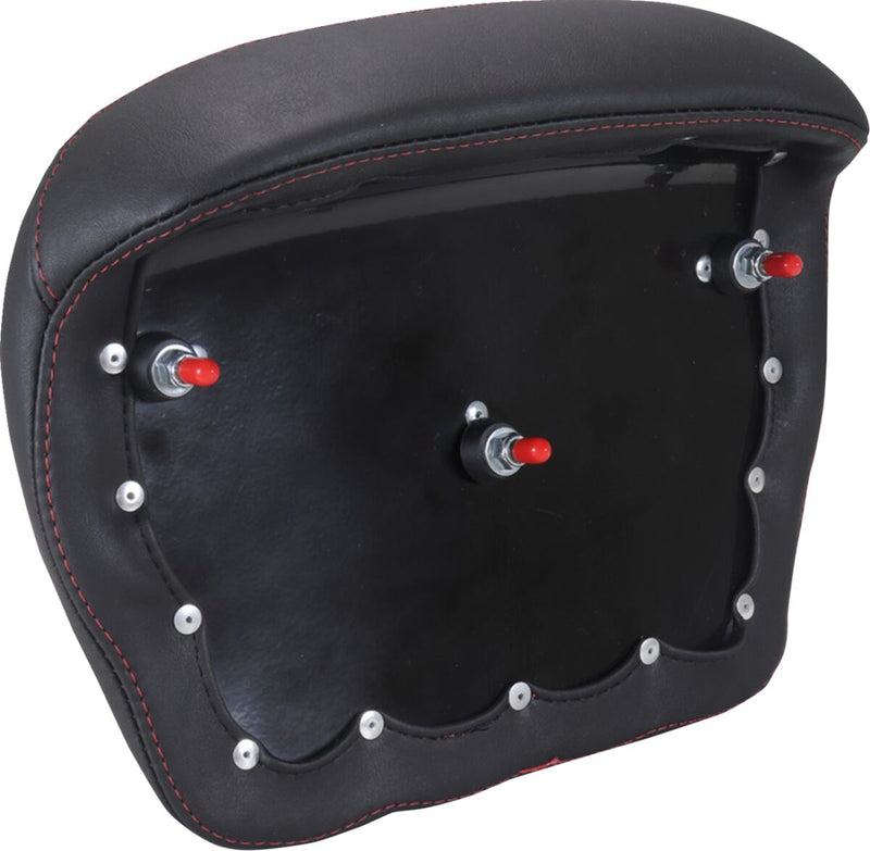 Mustang Chopped Tour-Pak® Sissy Bar Pad for 2023-2026 Harley-Davidson Black Red Each