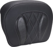 Mustang Chopped Tour-Pak® Sissy Bar Pad for 2023-2026 Harley-Davidson Black Grey #88440GM