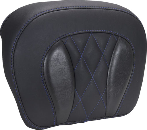 Mustang Chopped Tour-Pak® Sissy Bar Pad for 2023-2026 Harley-Davidson Black Blue