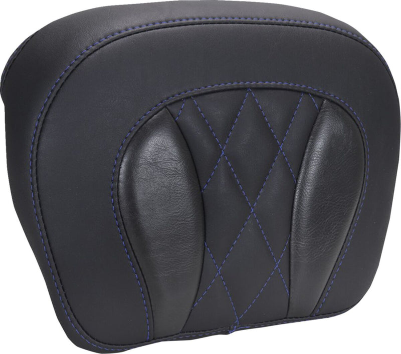 Mustang Chopped Tour-Pak® Sissy Bar Pad for 2023-2026 Harley-Davidson Black Blue #88440SB