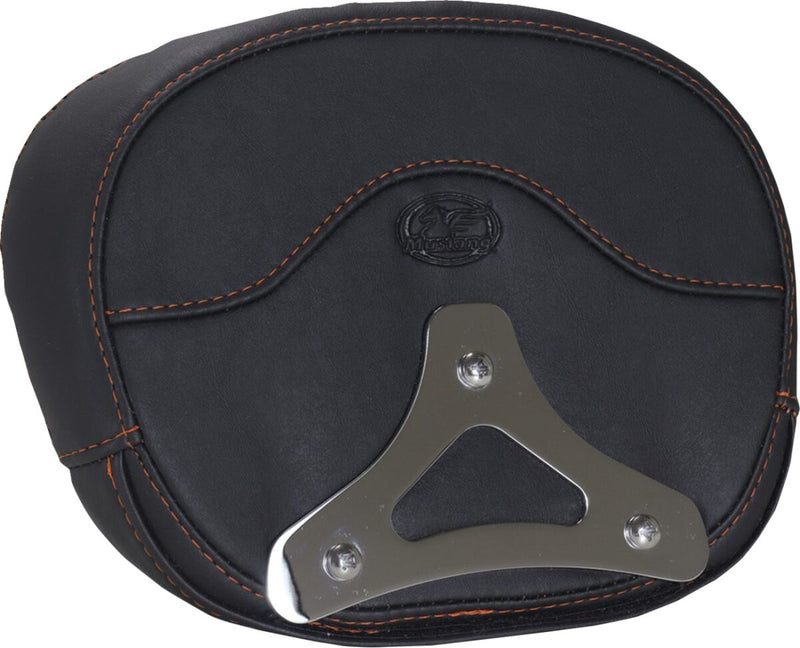Mustang Deluxe Sissy Bar Pad for 2023-2026 Harley-Davidson Black Orange Each