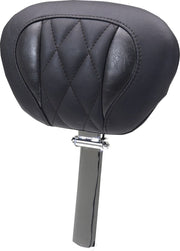 Mustang Deluxe Touring Driver Backrest for 2023-2026 Harley-Davidson Black Removable