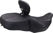 Mustang Deluxe Touring Driver Backrest for 2023-2026 Harley-Davidson Black Removable #89460