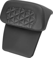 Saddlemen Chopped Tour Pak Backrest Pads for 2014-2025 Harley-Davidson Roadsofa™ Step-Up Black Chopped Tour-Pak Saddlehyde™ #814-07C-21100