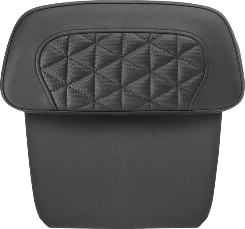 Saddlemen Chopped Tour Pak Backrest Pads for 2014-2025 Harley-Davidson Roadsofa™ Step-Up Black Chopped Tour-Pak Saddlehyde™ #814-07C-21100