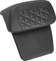 Saddlemen Chopped Tour Pak Backrest Pads for 2014-2025 Harley-Davidson Roadsofa™ Step-Up Black Chopped Tour-Pak Saddlehyde™ #814-07C-21100