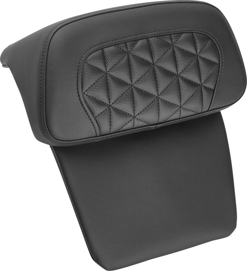 Saddlemen Chopped Tour Pak Backrest Pads for 2014-2025 Harley-Davidson Roadsofa™ Step-Up Black Chopped Tour-Pak Saddlehyde™ #814-07C-21100