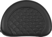 Saddlemen Contoured Sissy Bar Pad Black Half-Moon Saddlehyde™