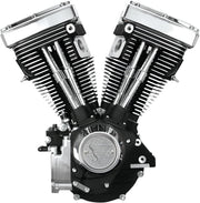 S&S Cycle V80 Long-Block Engine V-Series Wrinkle Black Long Block #310-0233