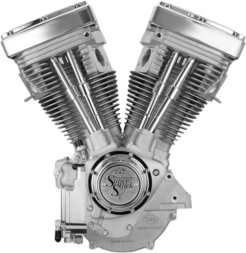 S&S Cycle V80 Long-Block Engine V-Series Silver Long Block